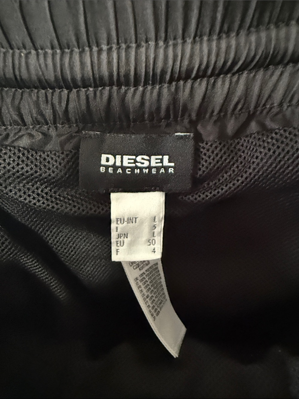 Diesel Black Men's Swim Trunks - Picture 2 of 3